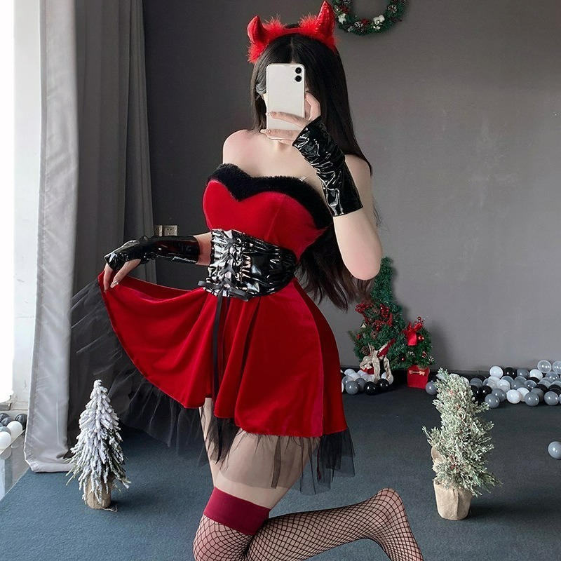Red Devil Women Cosplay Costum - đánh giá và giá Women'S Red Accessories