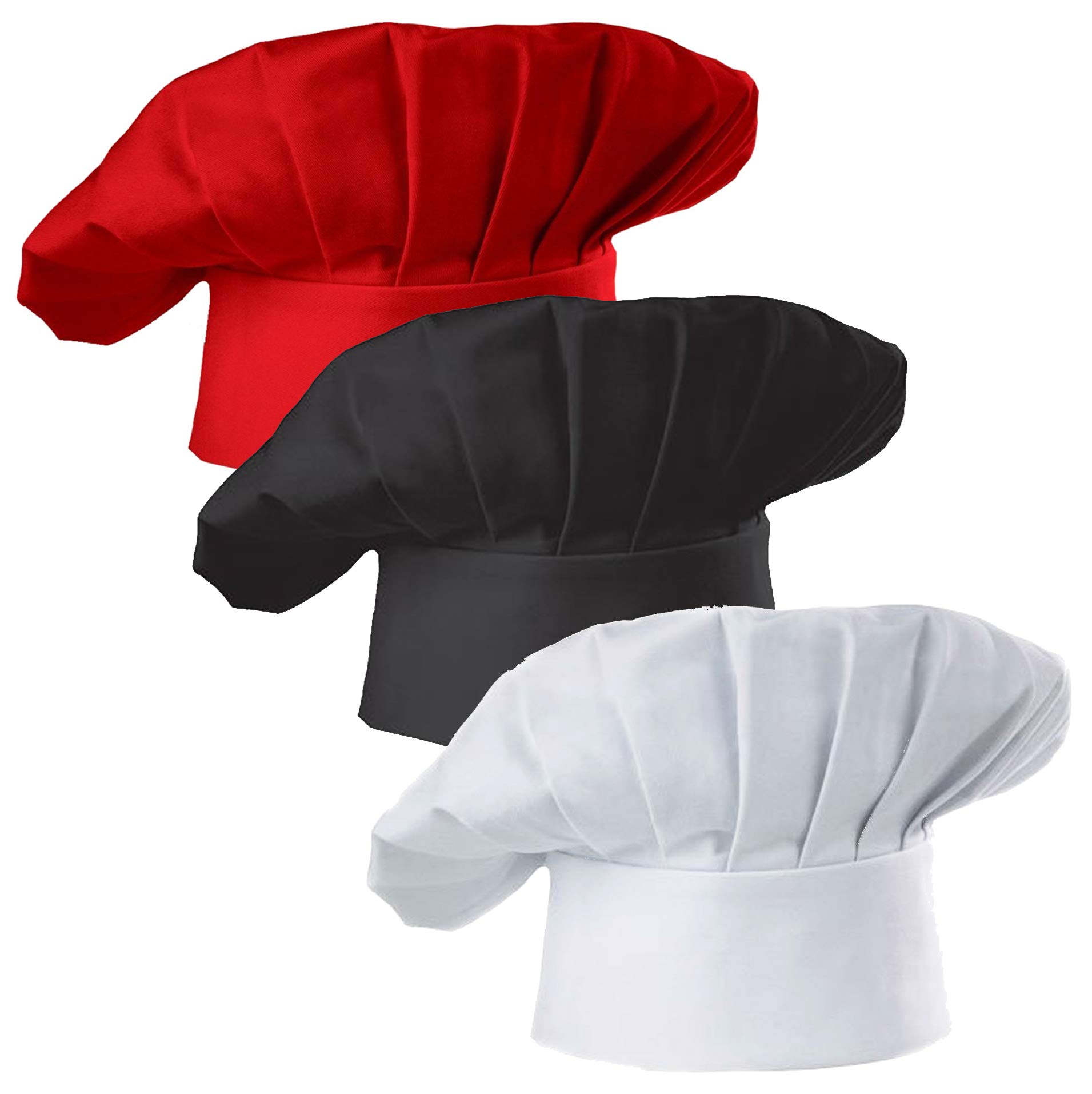 Set of 3 Pack Adult Chef Hat A - đánh giá và giá Women Kitchen Accessories