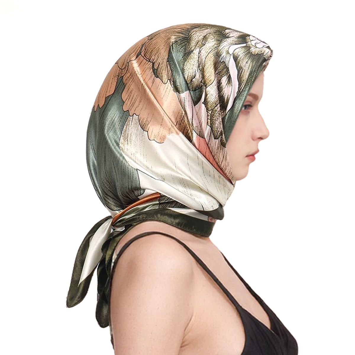 90*90cm Satin Silk Square Scar - đánh giá và giá Silk Scarf Square