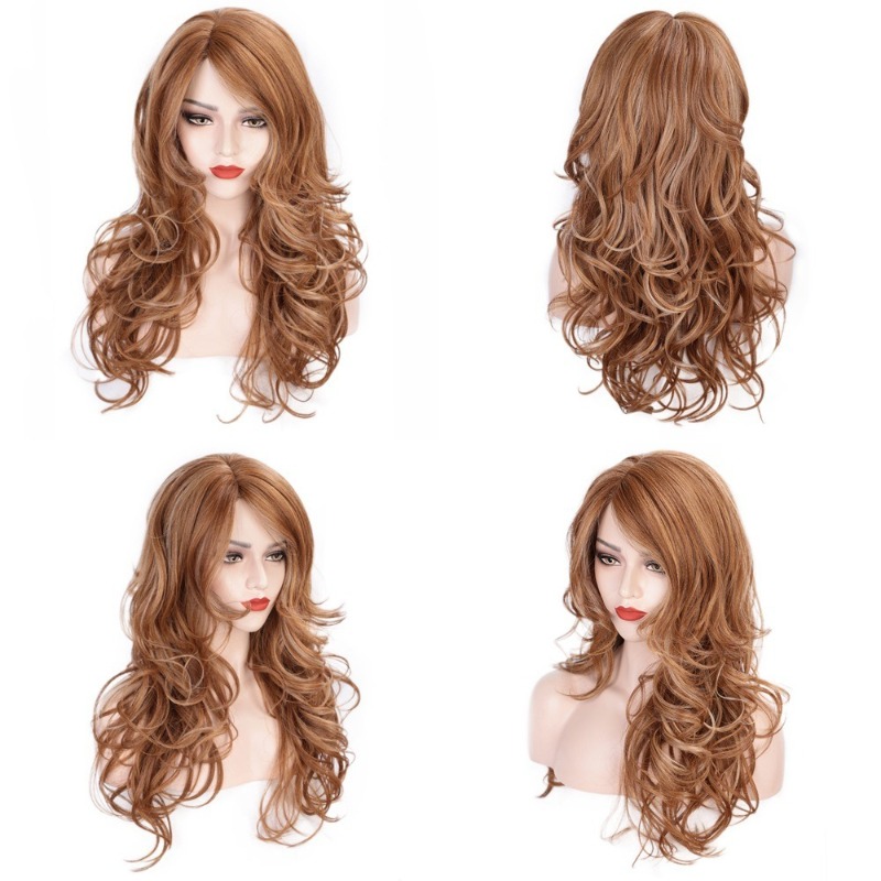 Woman Fluffy Big Wave Long Hai - đánh giá và giá Women'S Accessories Clothing