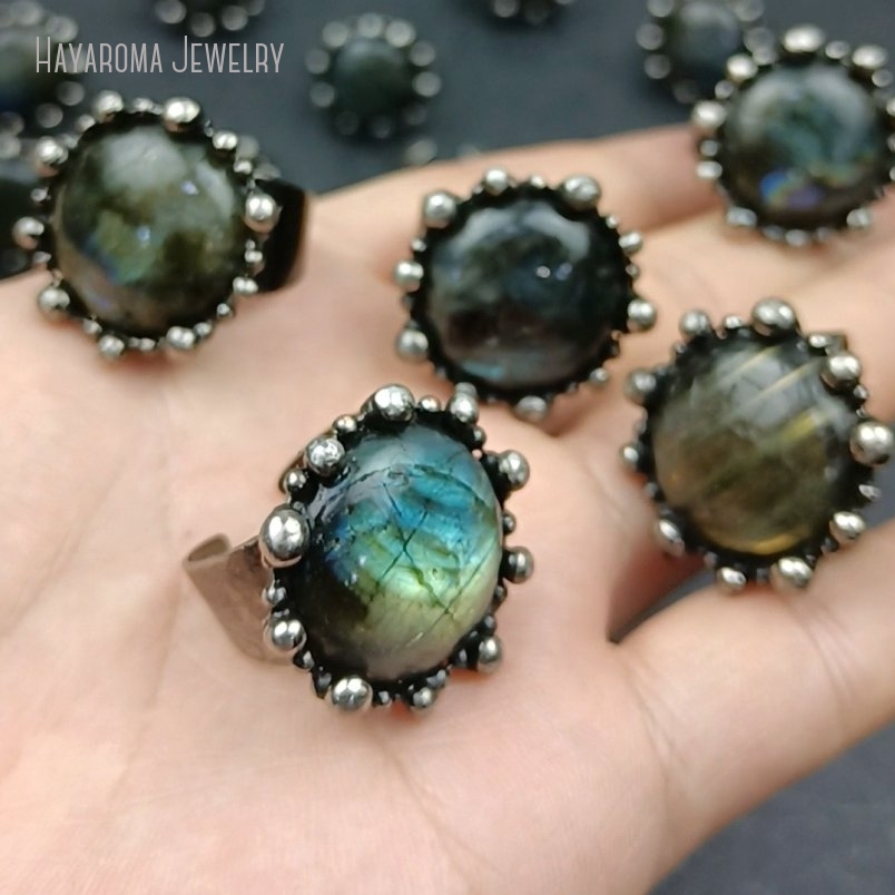 10pcs Aqua Labradorite Round R - đánh giá và giá Women'S Emo Accessories