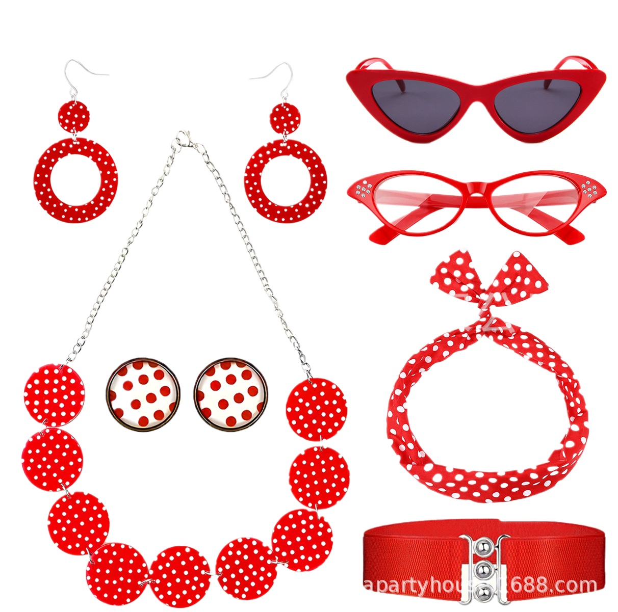 50s 80s Disco Party Costume Ac - đánh giá và giá Women'S Accessories In The 1950S
