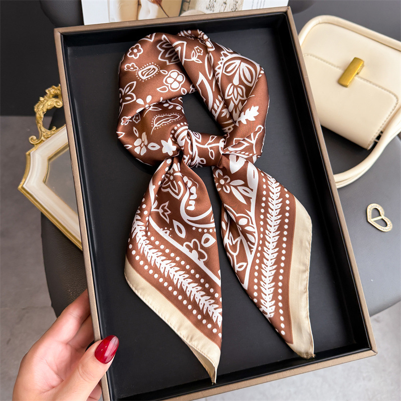 1Pc cashew print fashion silk  - đánh giá và giá Silk Scarf Square