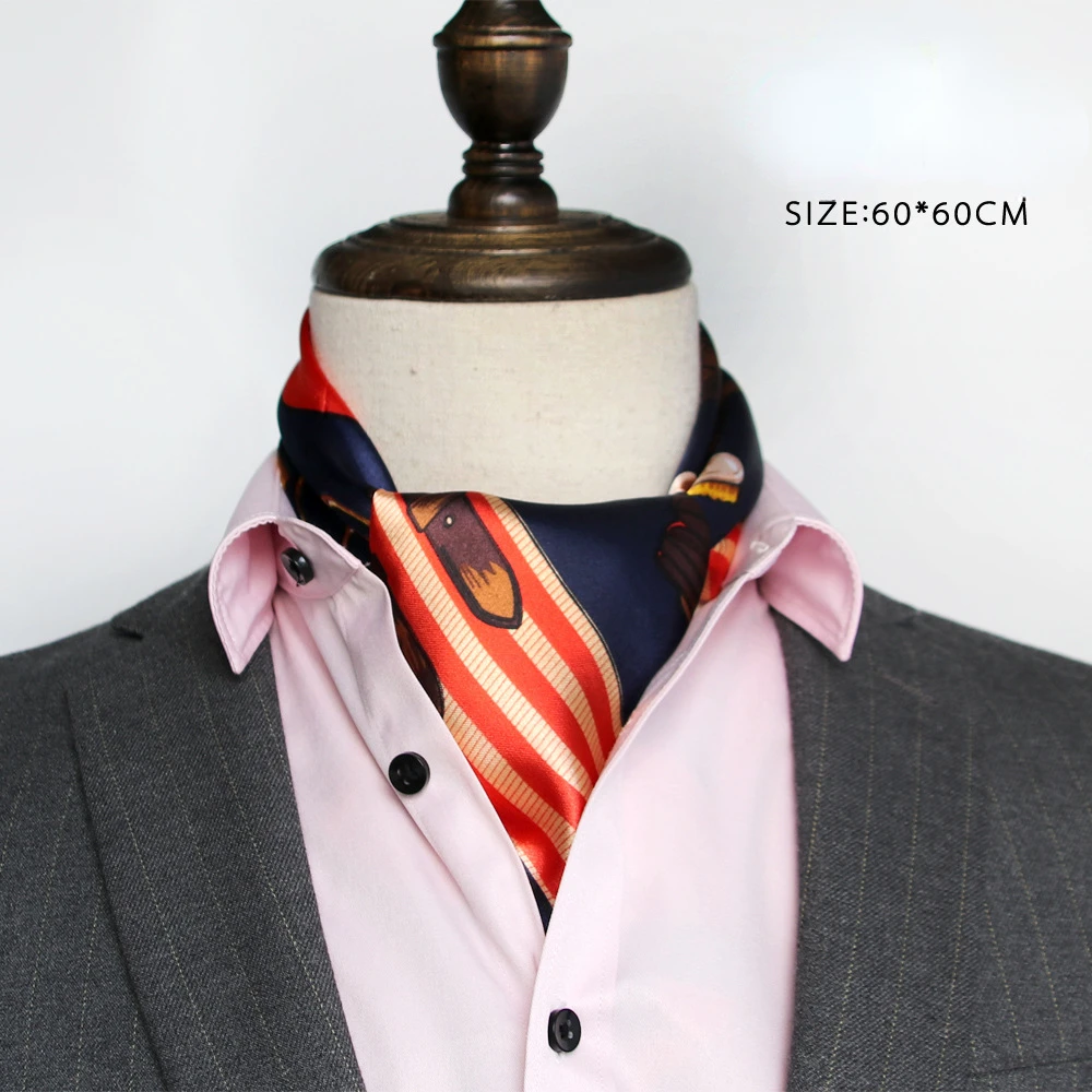 British Men's Silk Scarf Small - đánh giá và giá Silk Scarf Square