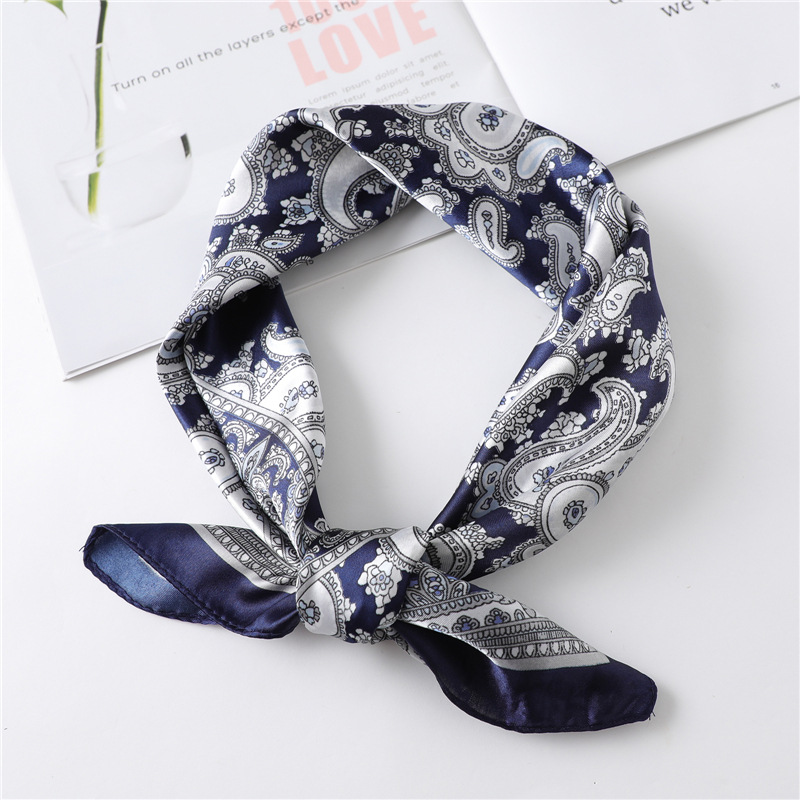 60cm Luxury Square Silk Scarf  - đánh giá và giá Silk Scarf Square