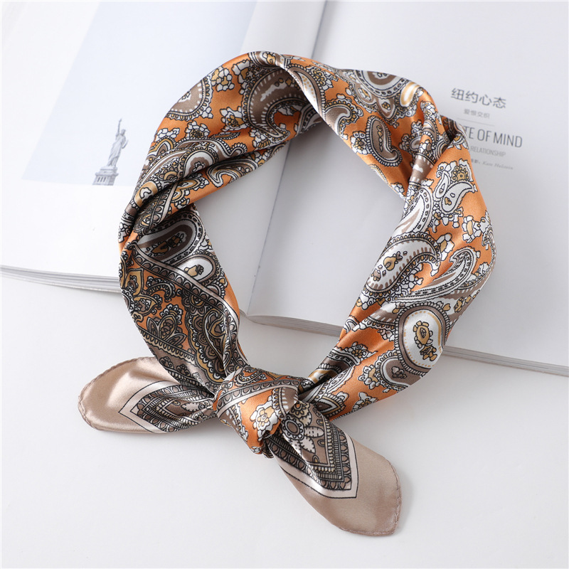 60cm Luxury Square Silk Scarf  - đánh giá và giá Silk Scarf Square
