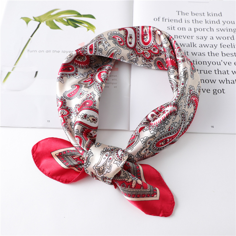 60cm Luxury Square Silk Scarf  - đánh giá và giá Silk Scarf Square