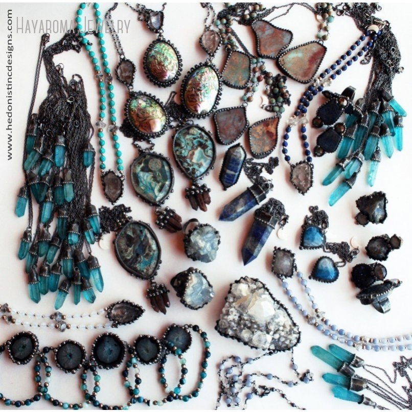 10pcs Lapis Lazuli Crystal Adj - đánh giá và giá Women'S Emo Accessories