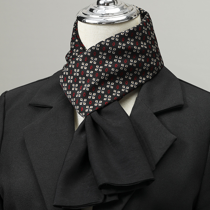 Men's Scarf Imitation Silk Nec - đánh giá và giá Silk Scarf Square