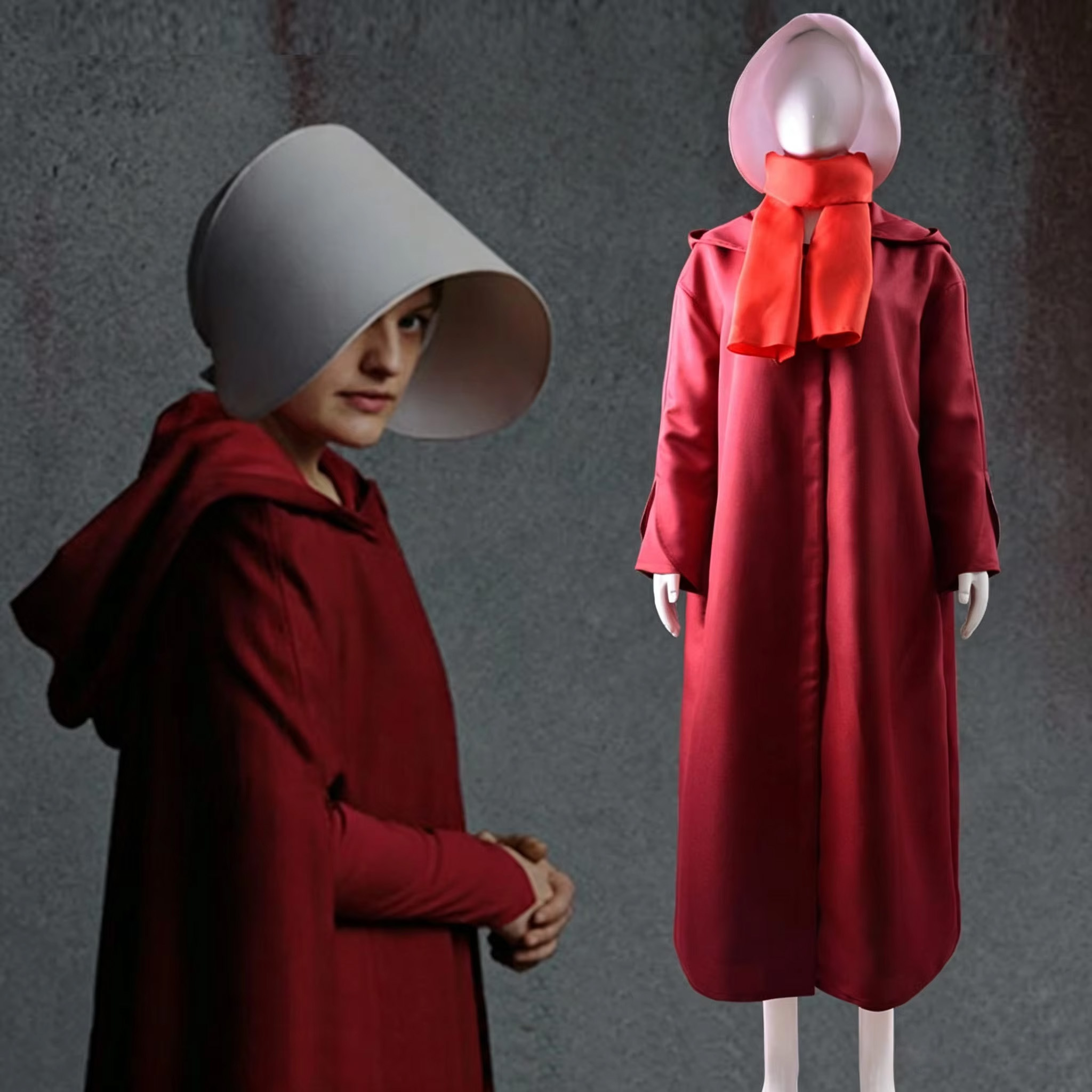 He Handmaid's Tale Cosplay Cos - đánh giá và giá Women'S Red Accessories